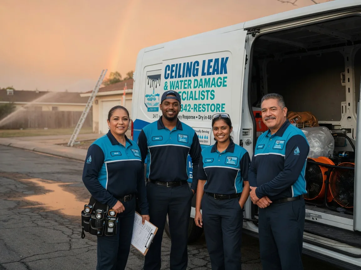 Ceiling Leak Cleanup company in Evansville, WI